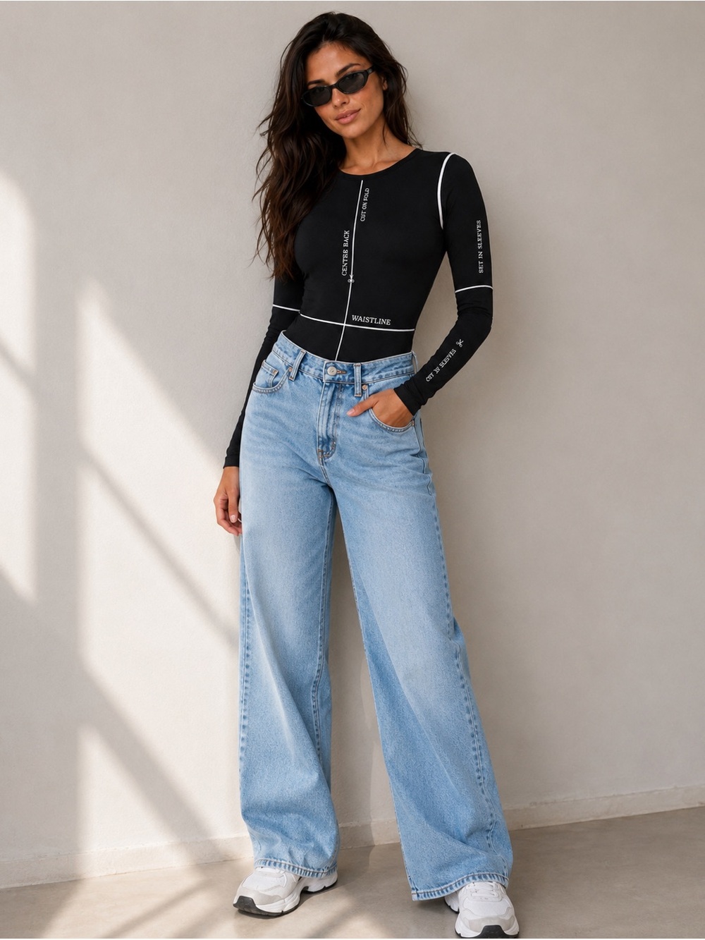 Manière De Voir Graphic Print Bodysuit US 8 UK 12